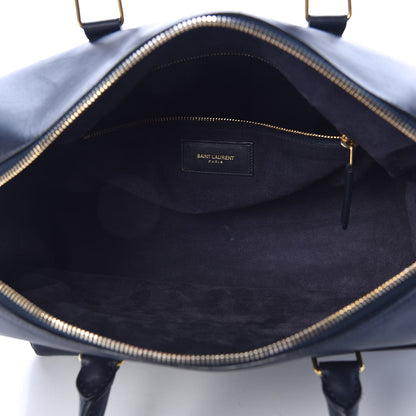 Saint Laurent Calfskin Classic Duffle 6 Marine 7 of 18