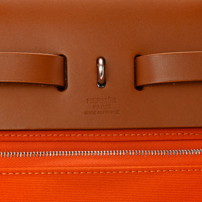 Hermes Toile Vache Hunter Herbag Zip 31 PM Orange 7 of 20