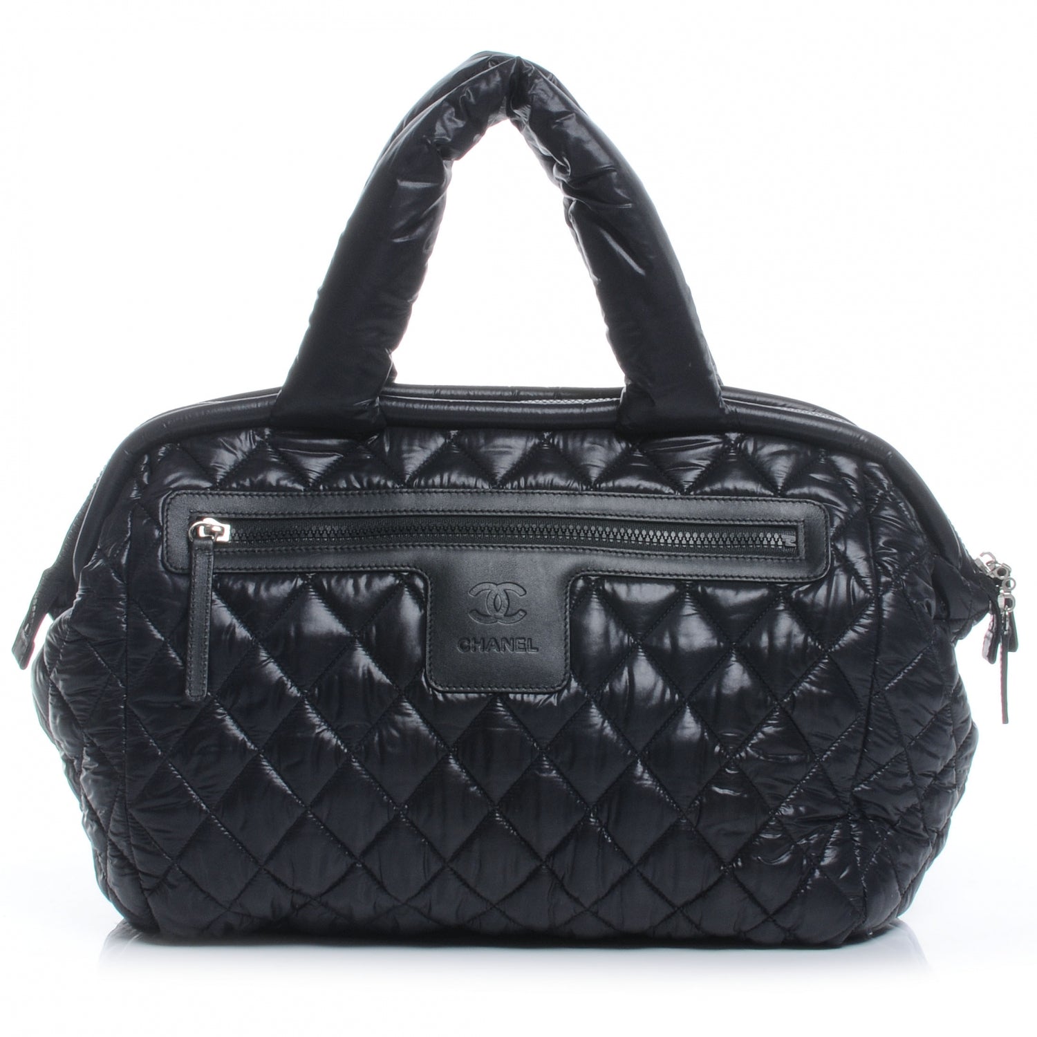Chanel Lambskin Coco Cocoon Bowler Black 1 of 8