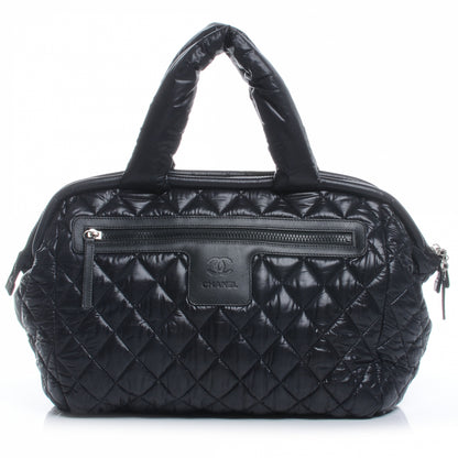 Chanel Lambskin Coco Cocoon Bowler Black 1 of 8