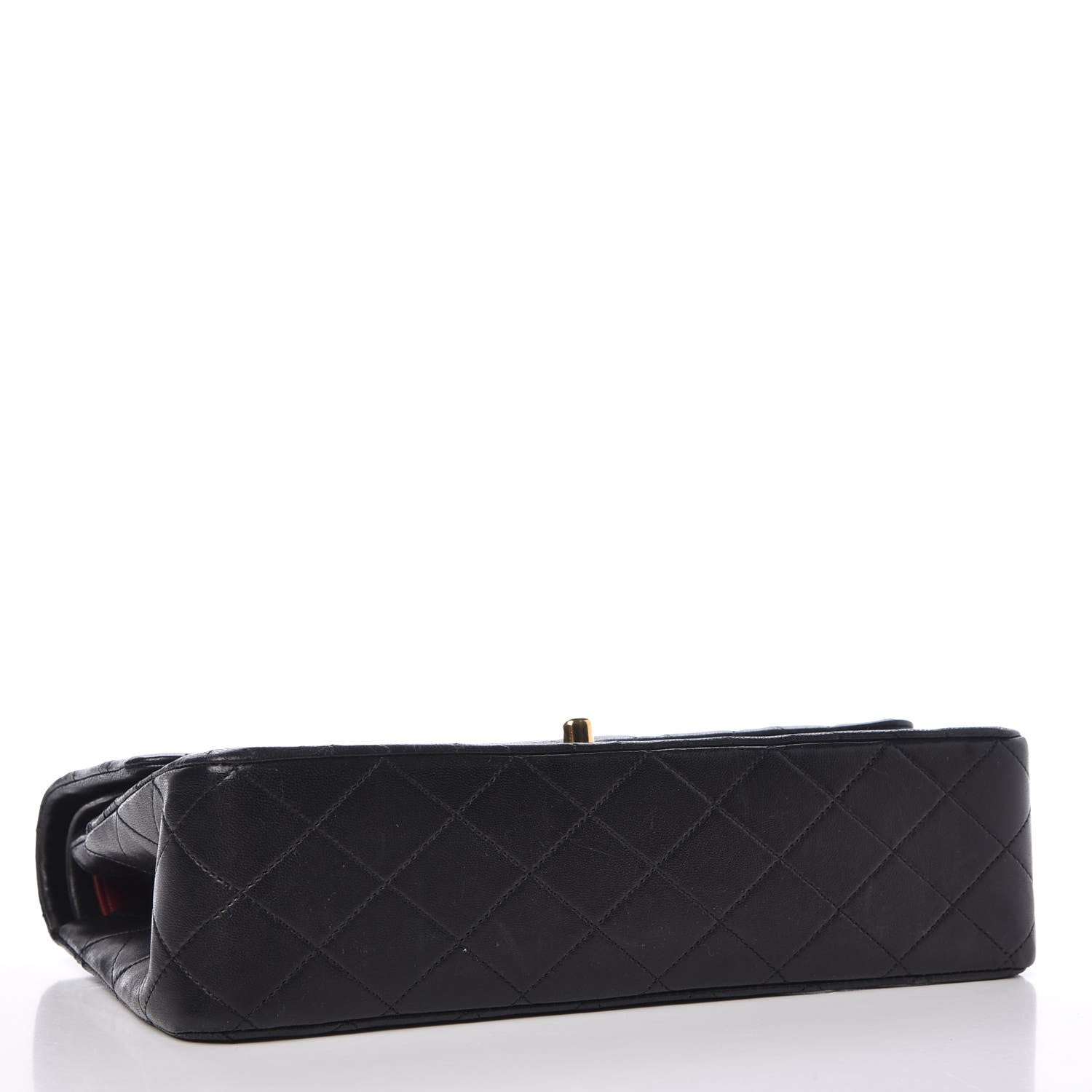 Chanel Lambskin Quilted Medium Double Flap Black 5 of 12