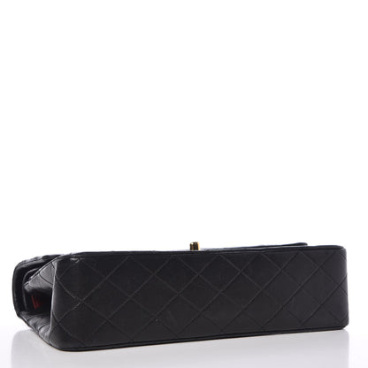 Chanel Lambskin Quilted Medium Double Flap Black 5 of 12