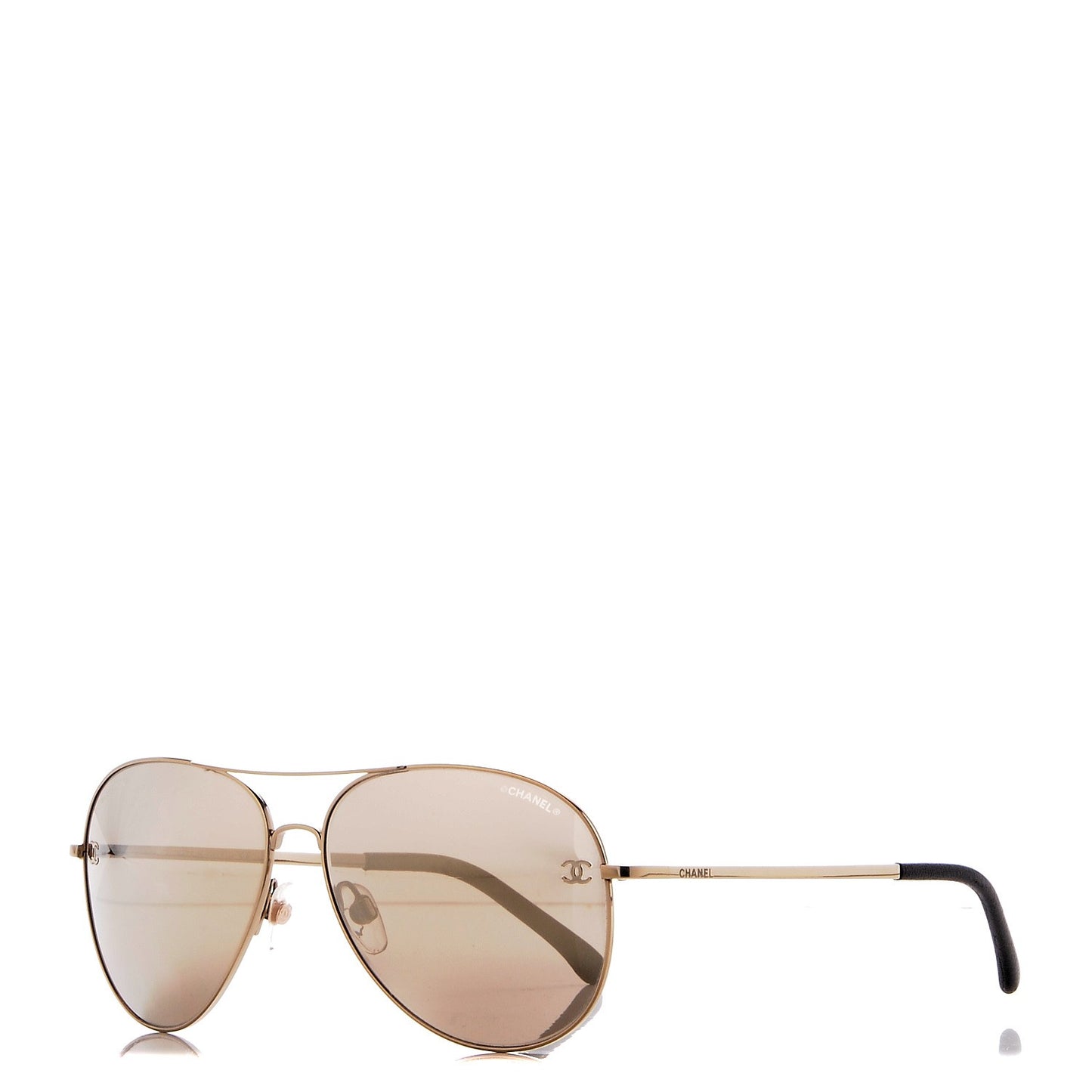 Metal Aviator CC Sunglasses 4189-T-Q Brown