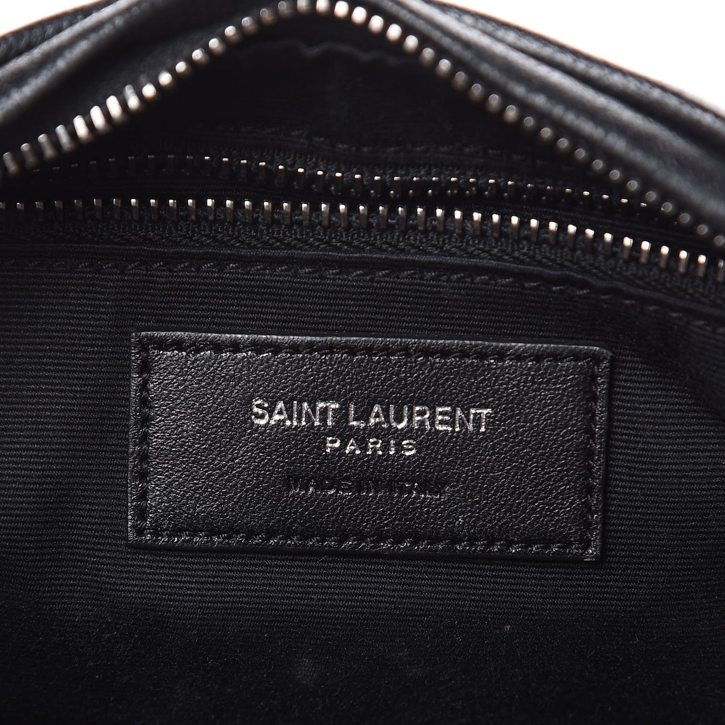 Lambskin Matelasse Monogram East West Rider Bag Black