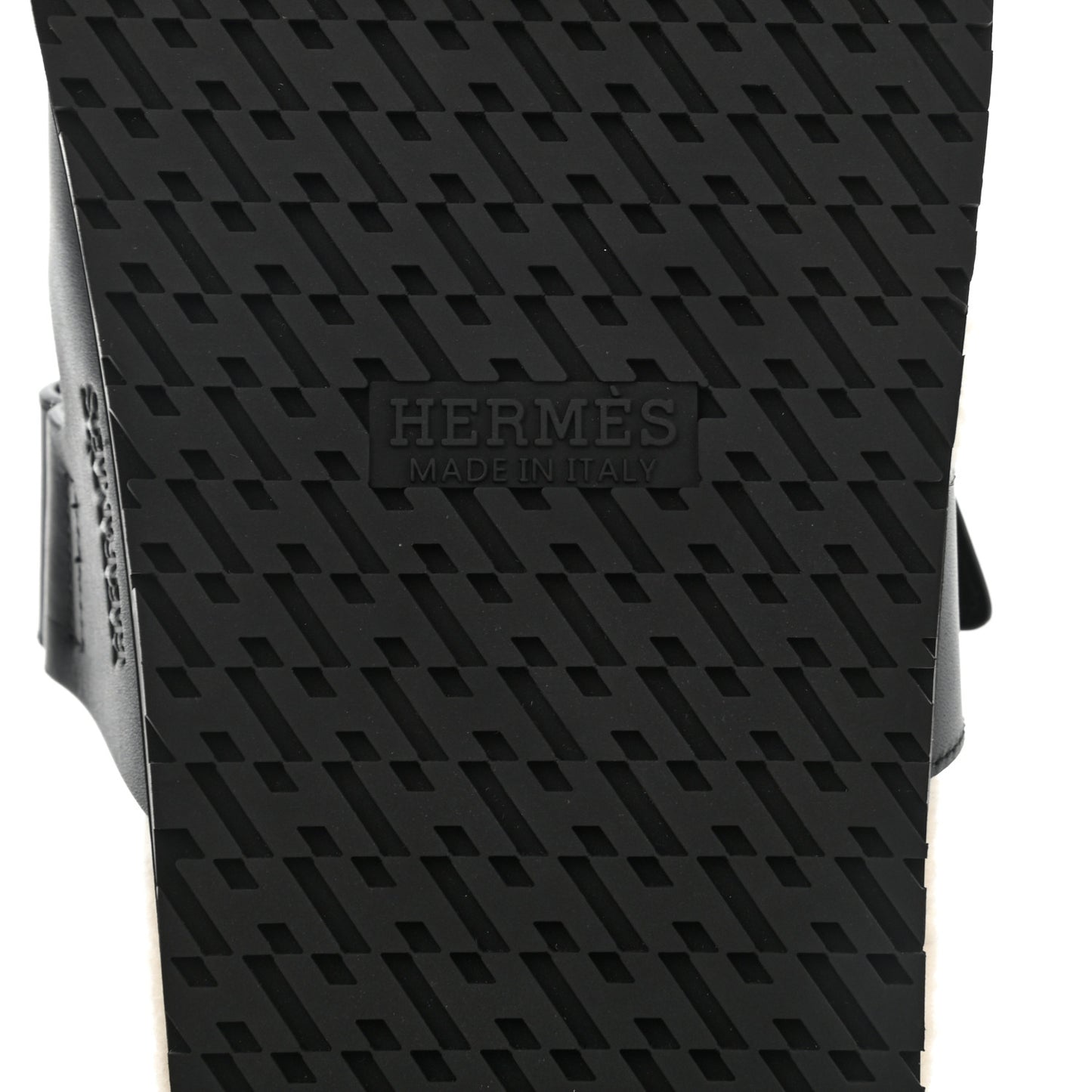 Veau Indios Woolskin Mens Chypre Sandals 41 Black Ecru