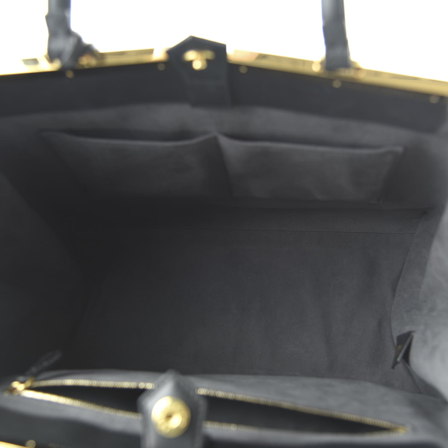 Fendi Vitello Elite Large 3Jours Tote Black 5 of 9