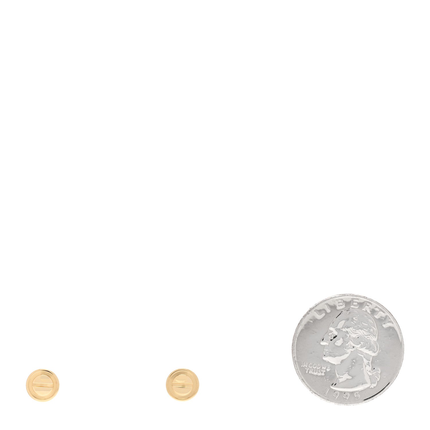 Cartier 18K Yellow Gold LOVE Earrings 2 of 5