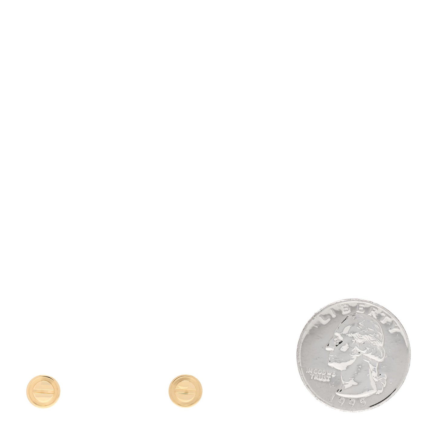 18K Yellow Gold LOVE Earrings