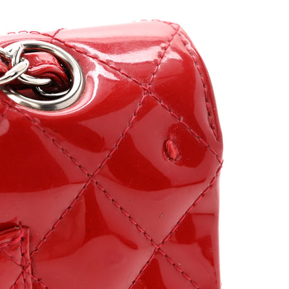 Chanel Patent Calfskin Quilted Medium Double Flap Red 15 of 20