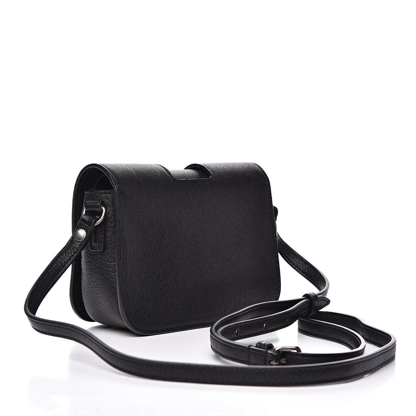 Lambskin Toy Charlotte Messenger Bag Black