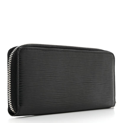 Louis Vuitton Epi Clemence Wallet Black 3 of 6