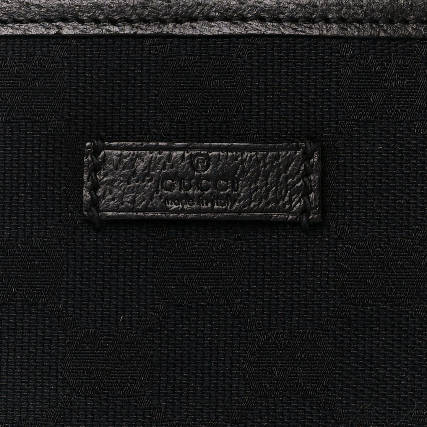 Monogram Flat Messenger Bag Black
