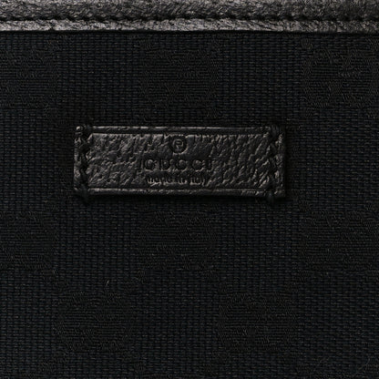 Gucci Monogram Flat Messenger Bag Black 8 of 12