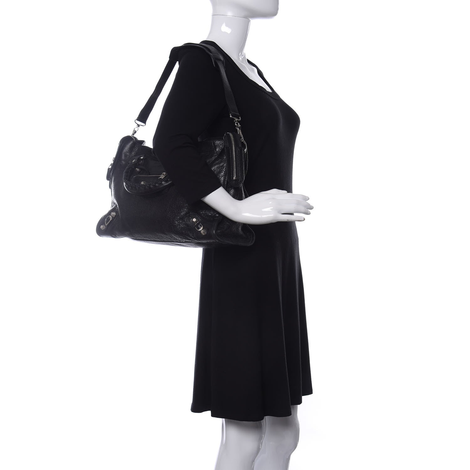 Balenciaga Agneau Giant 12 Silver Hardware City Black 2 of 10