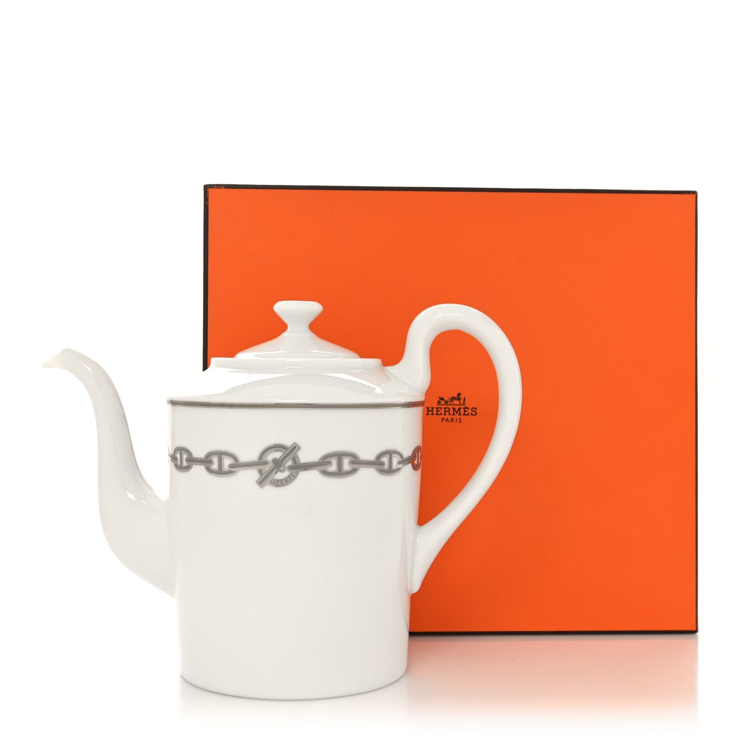 Porcelain Chaine d' Ancre Platine Coffee/Tea Pot
