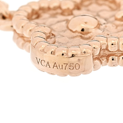 Van Cleef & Arpels 18K Rose Gold 6 Motifs Sweet Alhambra Bracelet 4 of 6