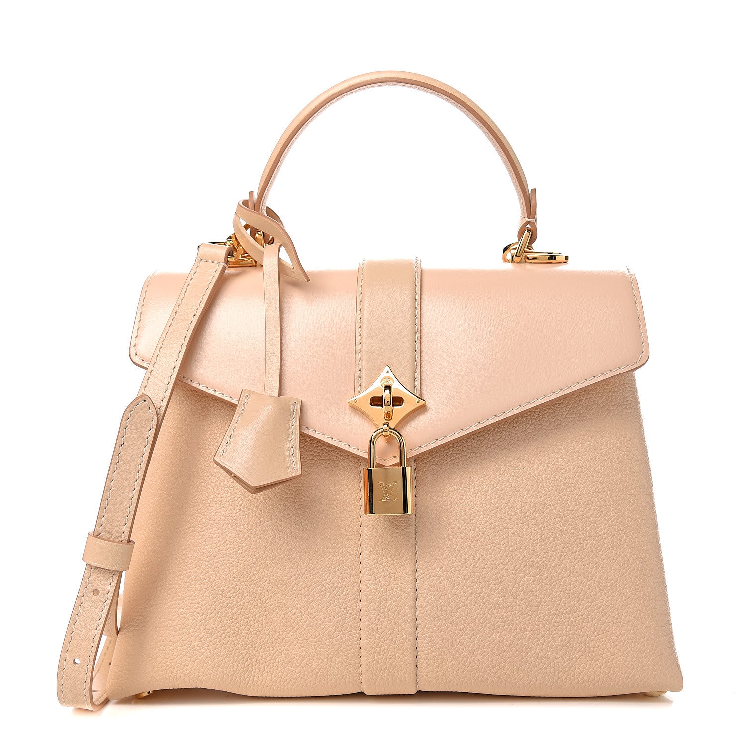 Louis Vuitton Grained Smooth Calfskin Rose Des Vents PM Creme 1 of 11