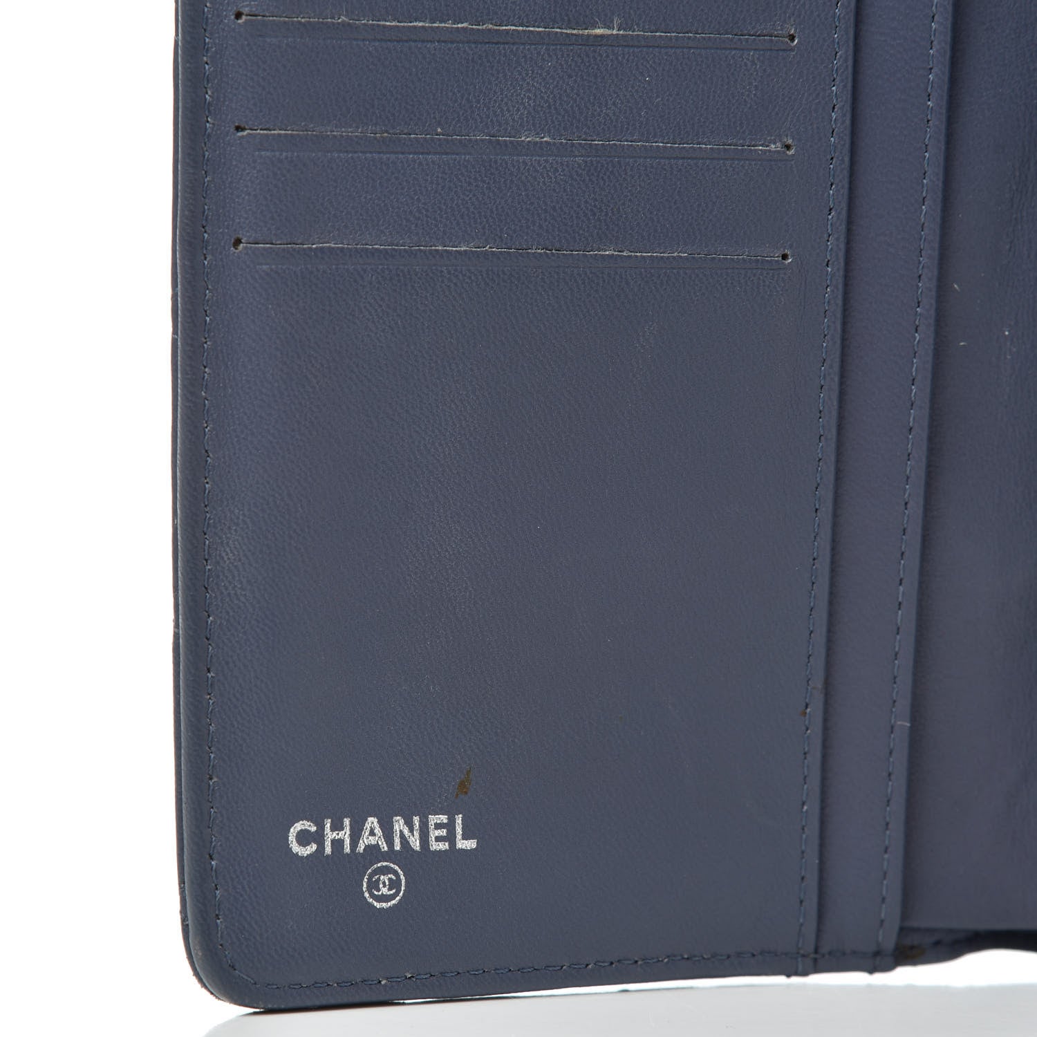 Chanel Lambskin Quilted Zipped Pocket Wallet Lavander 7 of 8
