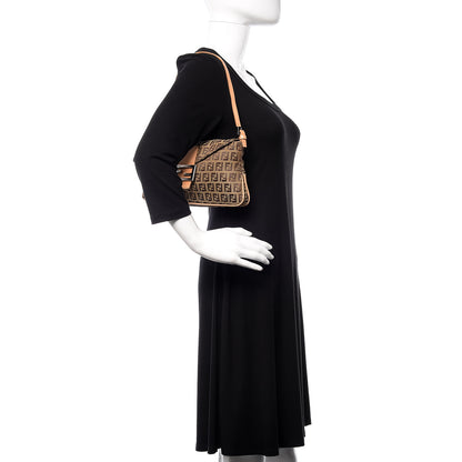 Fendi Zucchino Baguette Beige 3 of 10