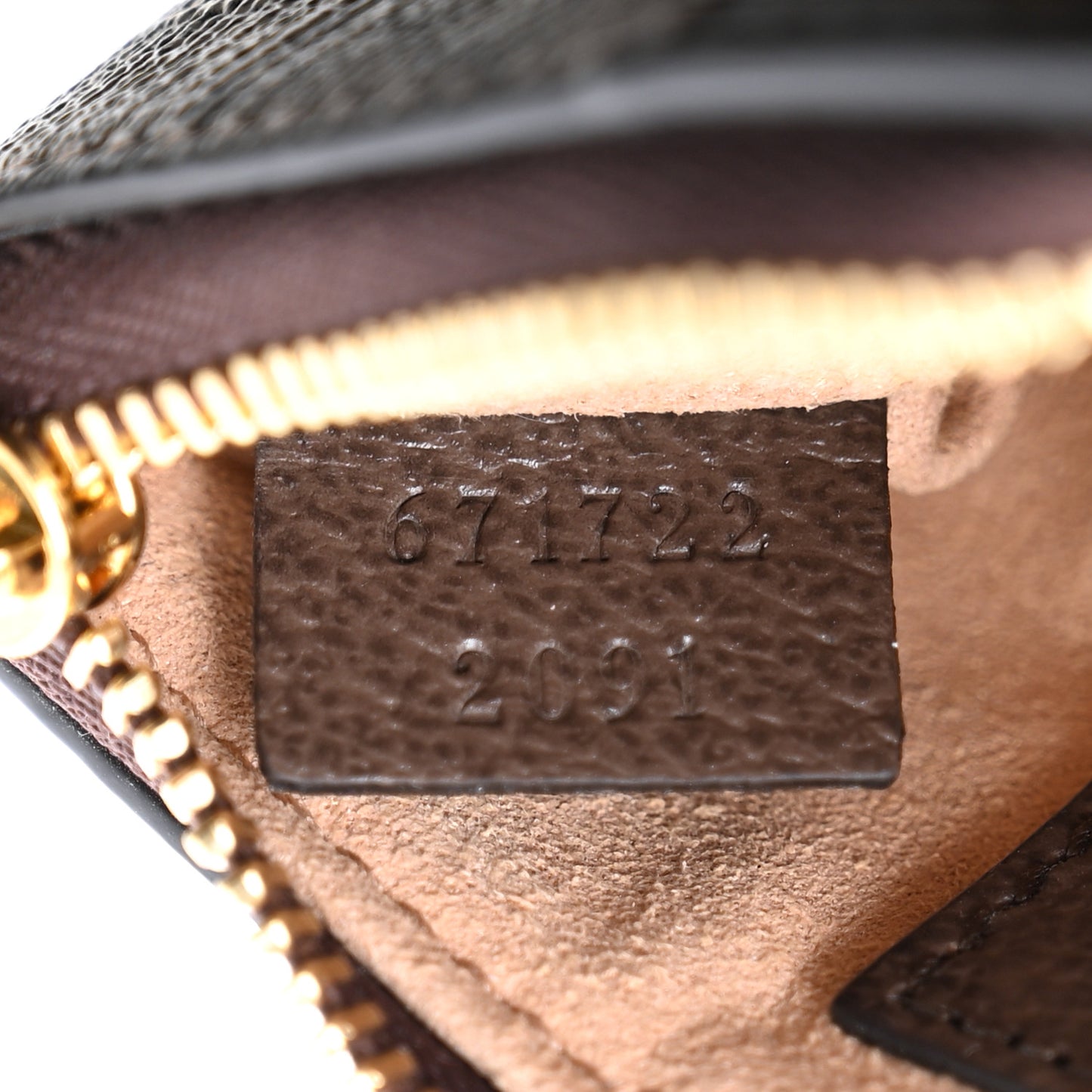 GG Supreme Monogram Web Ophidia Key Case Beige New Acero