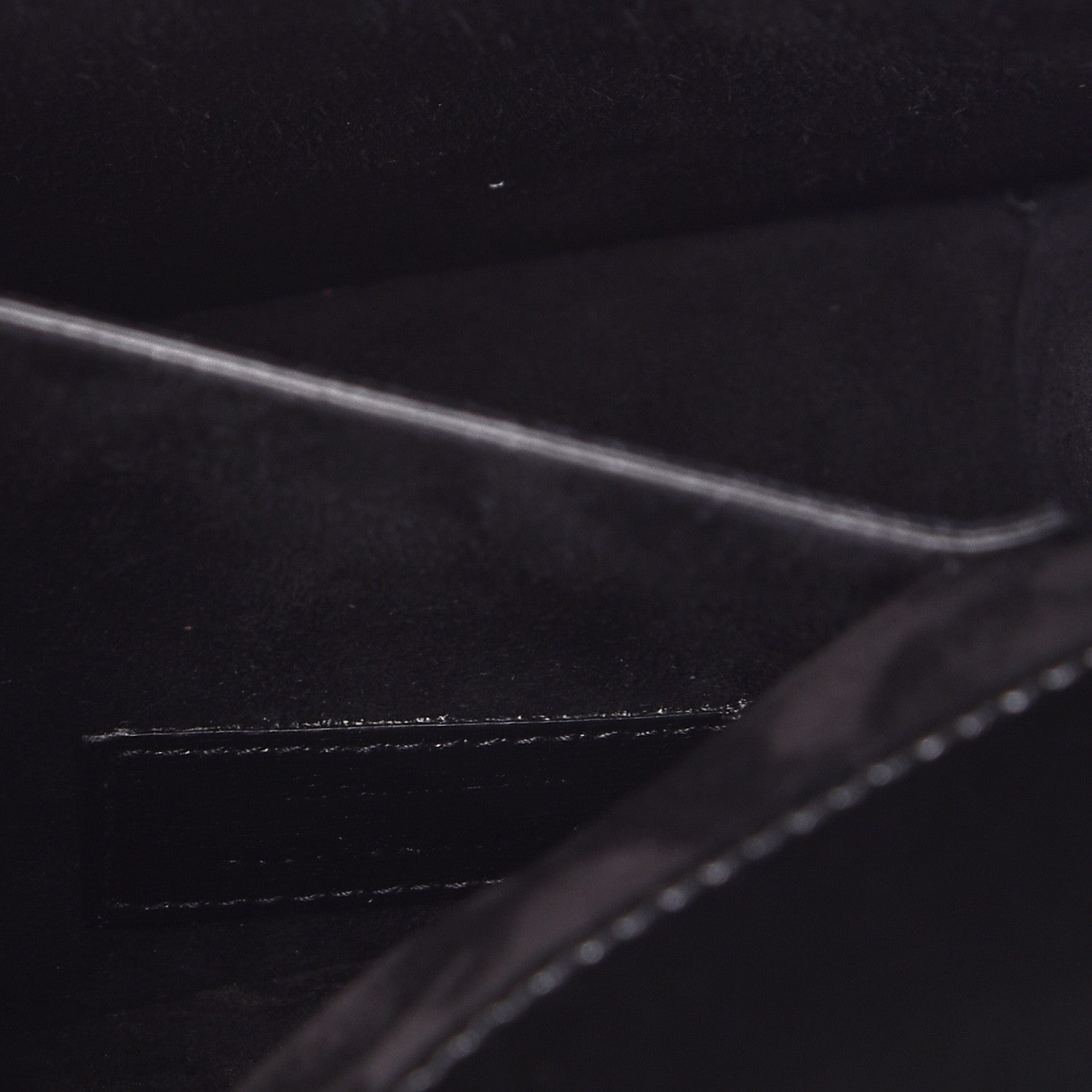 Saint Laurent Calfskin Large Monogram Sunset Black 7 of 7