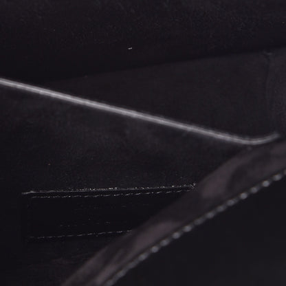 Saint Laurent Calfskin Large Monogram Sunset Black 7 of 7
