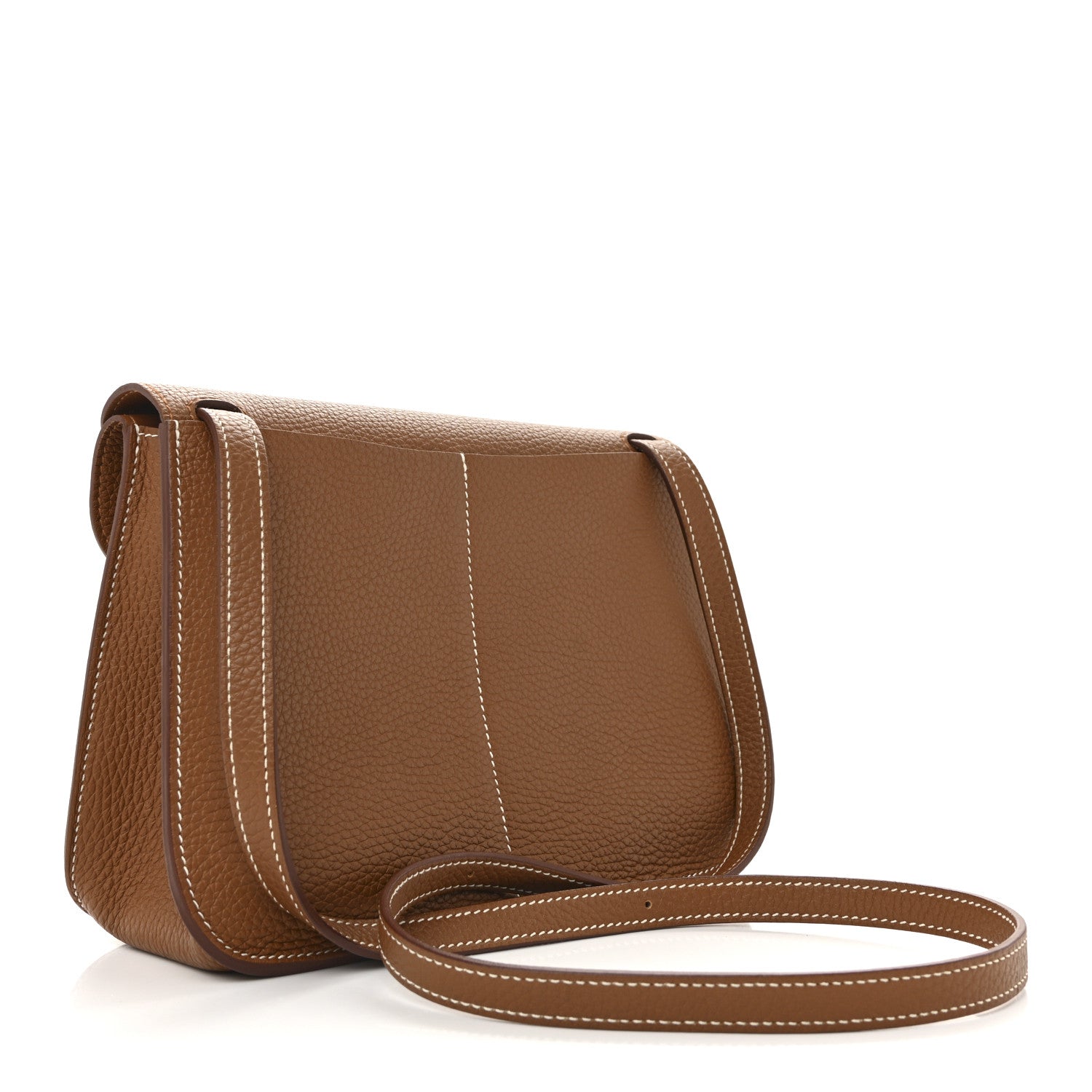 Hermes Taurillon Clemence Halzan 25 Gold 1794645 – FASHIONPHILE