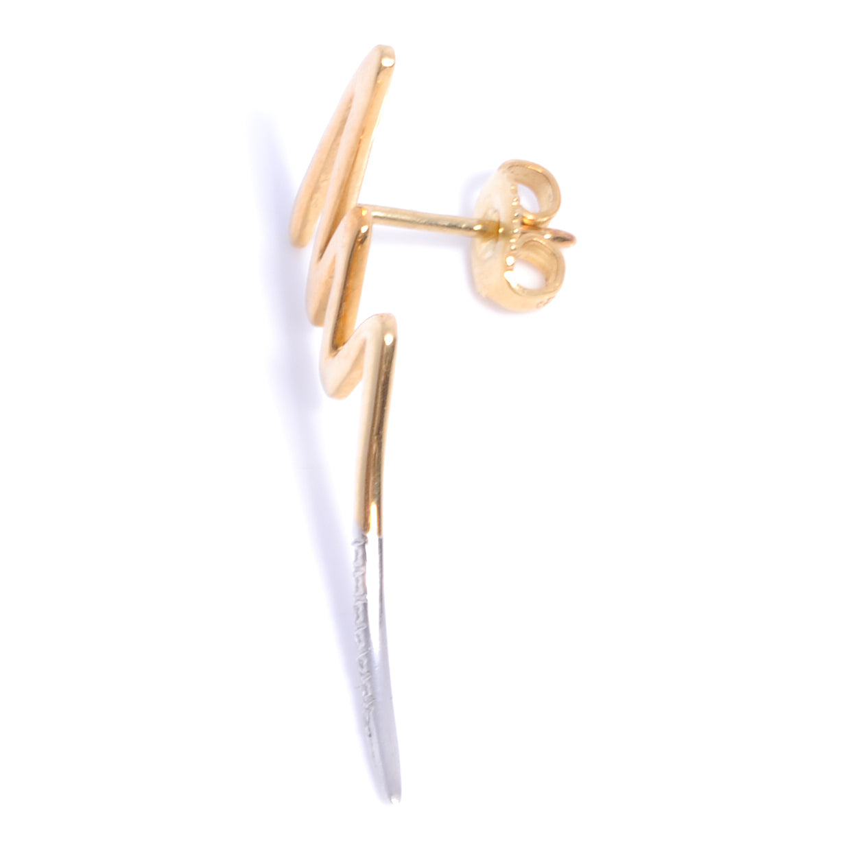 18K Platinum Diamond Paloma Picasso Scribble Earrings