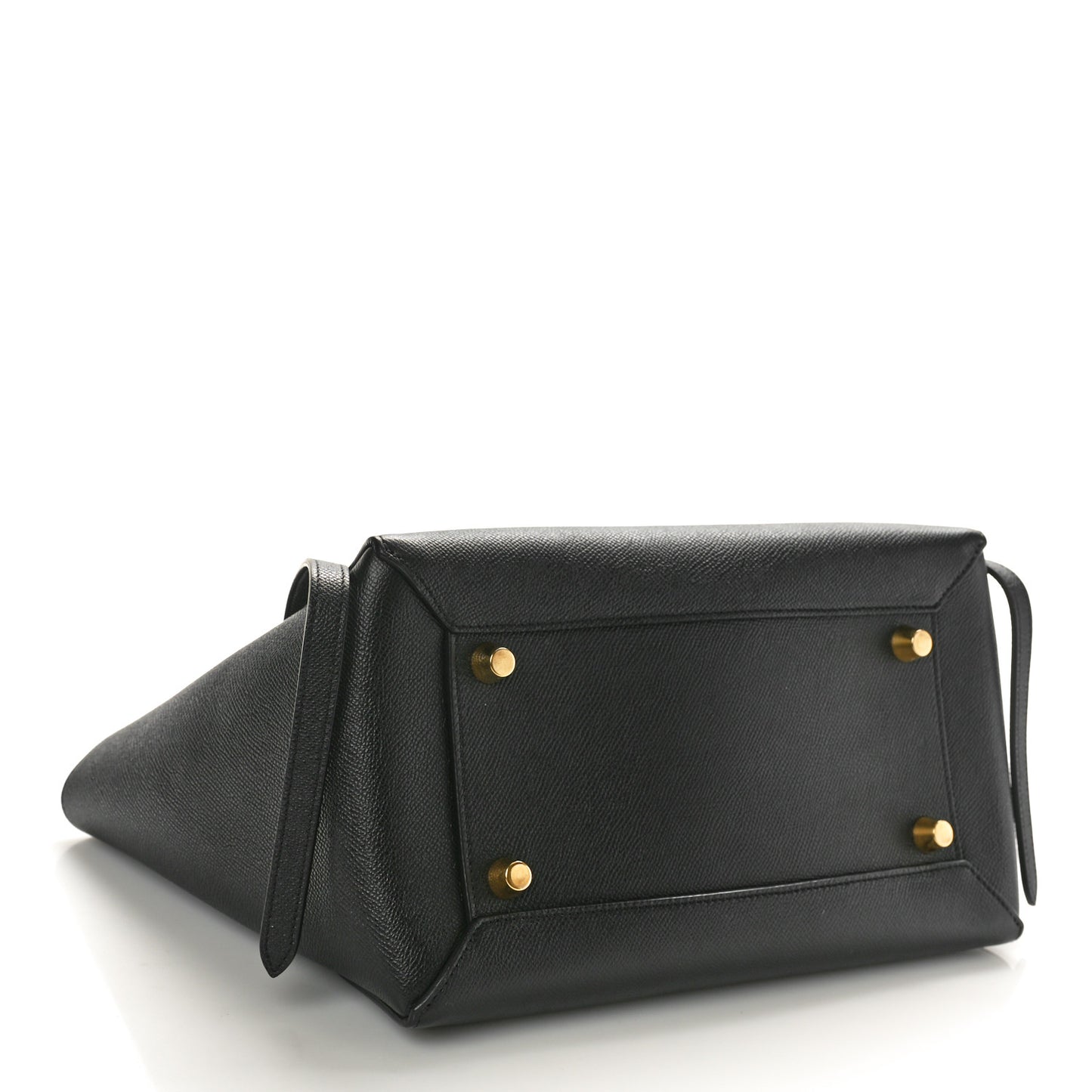 Grained Calfskin Mini Belt Bag Black