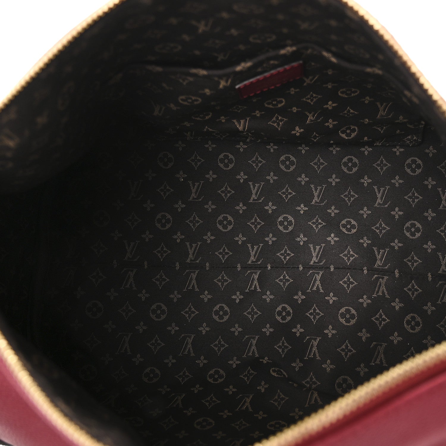 Louis Vuitton Calfskin Monogram Express MM Carmin Red 5 of 9