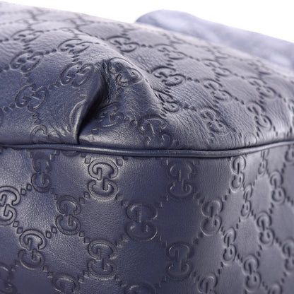 Gucci Guccissima Medium Emily Hobo Blue 10 of 11