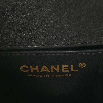 Chanel Lambskin Quilted Small Top Handle Boy Flap Black 7 of 11