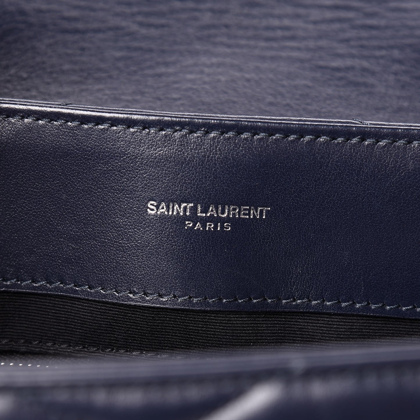 Calfskin Y Quilted Monogram Medium Loulou Chain Satchel Medium Blue