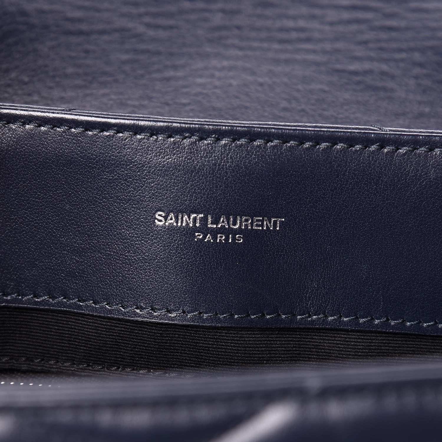 Saint Laurent Calfskin Y Quilted Monogram Medium Loulou Chain Satchel Medium Blue 8 of 13