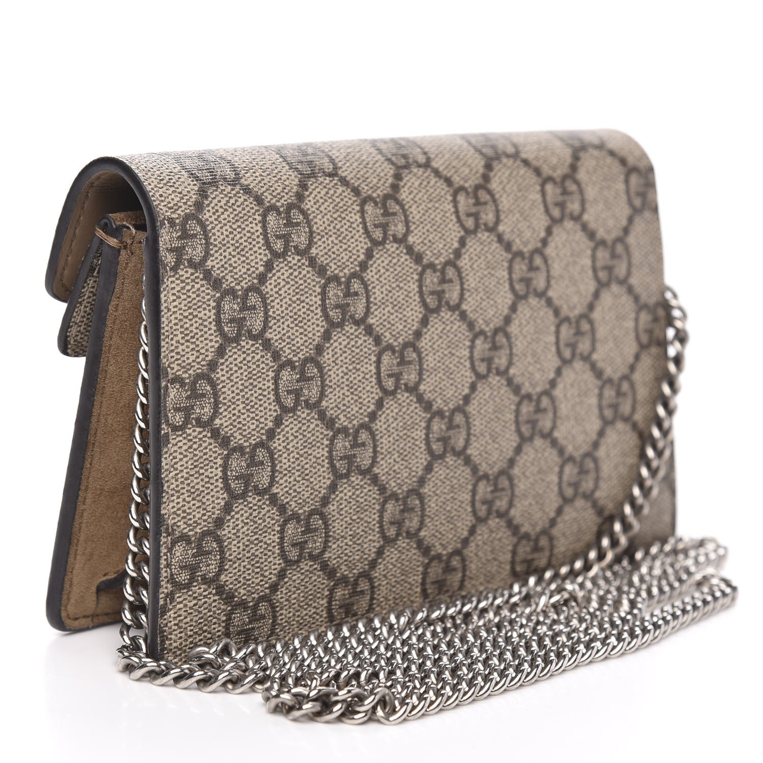 Gucci GG Supreme Monogram Super Mini Dionysus Shoulder Bag Taupe 3 of 10
