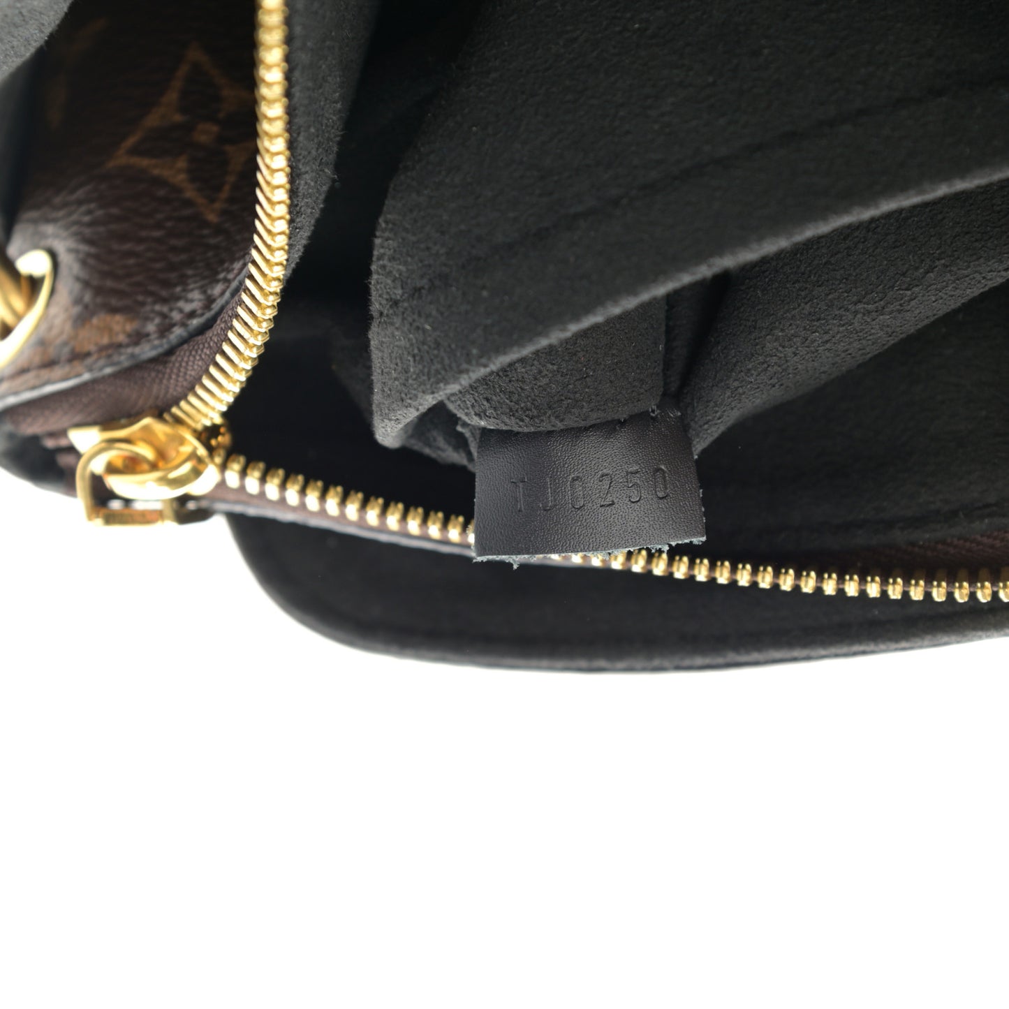 Monogram Flower Zipped Tote PM Black