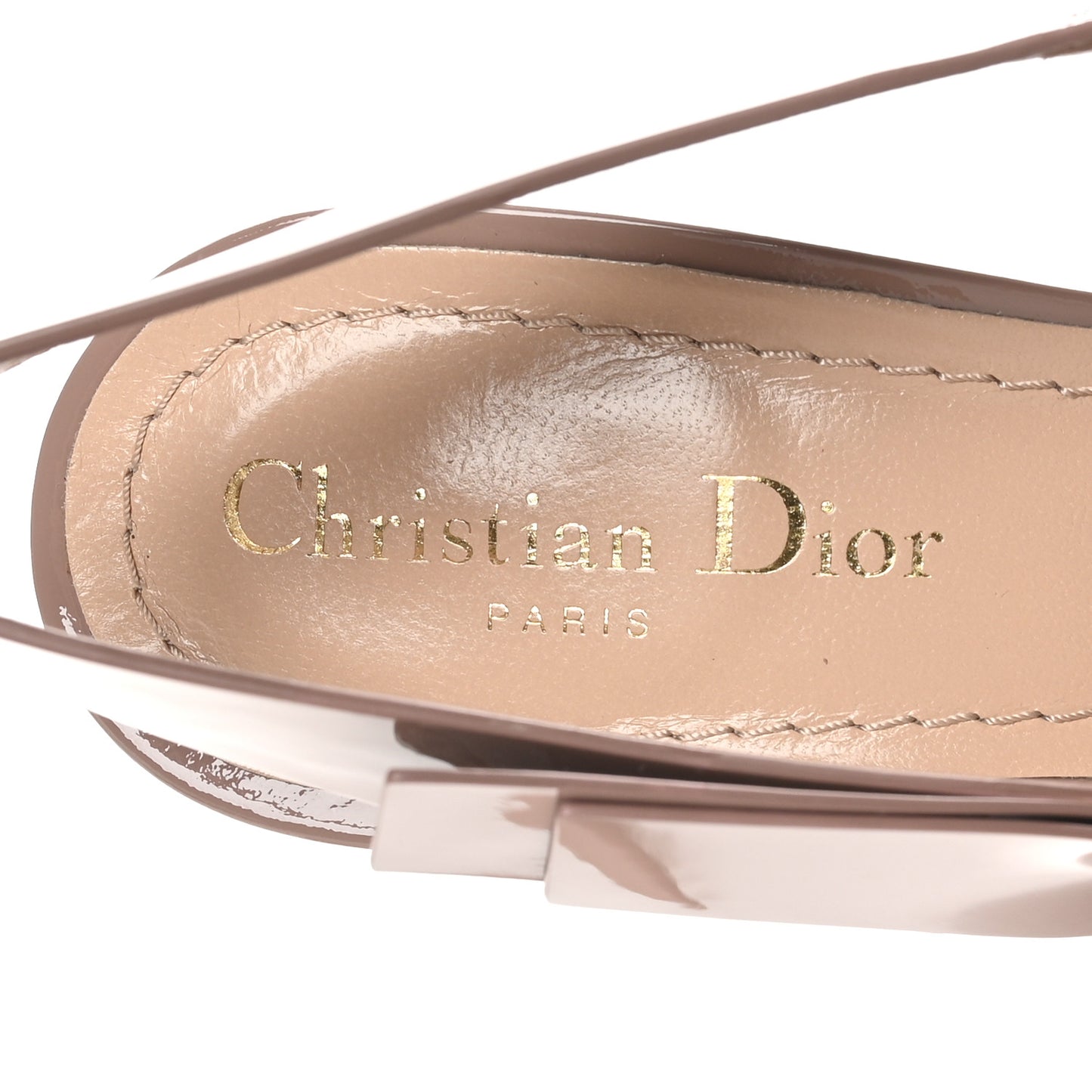 Patent Calfskin Sweet-D Slingback Pumps 40 Powder Pink