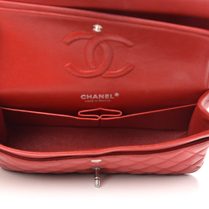 Chanel Lambskin Quilted Medium Double Flap Red 6 of 19