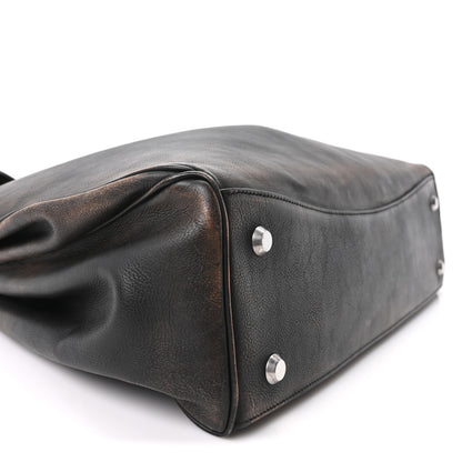 Balenciaga Used Calfskin Large Rodeo Top Handle Handbag Brown 8 of 9