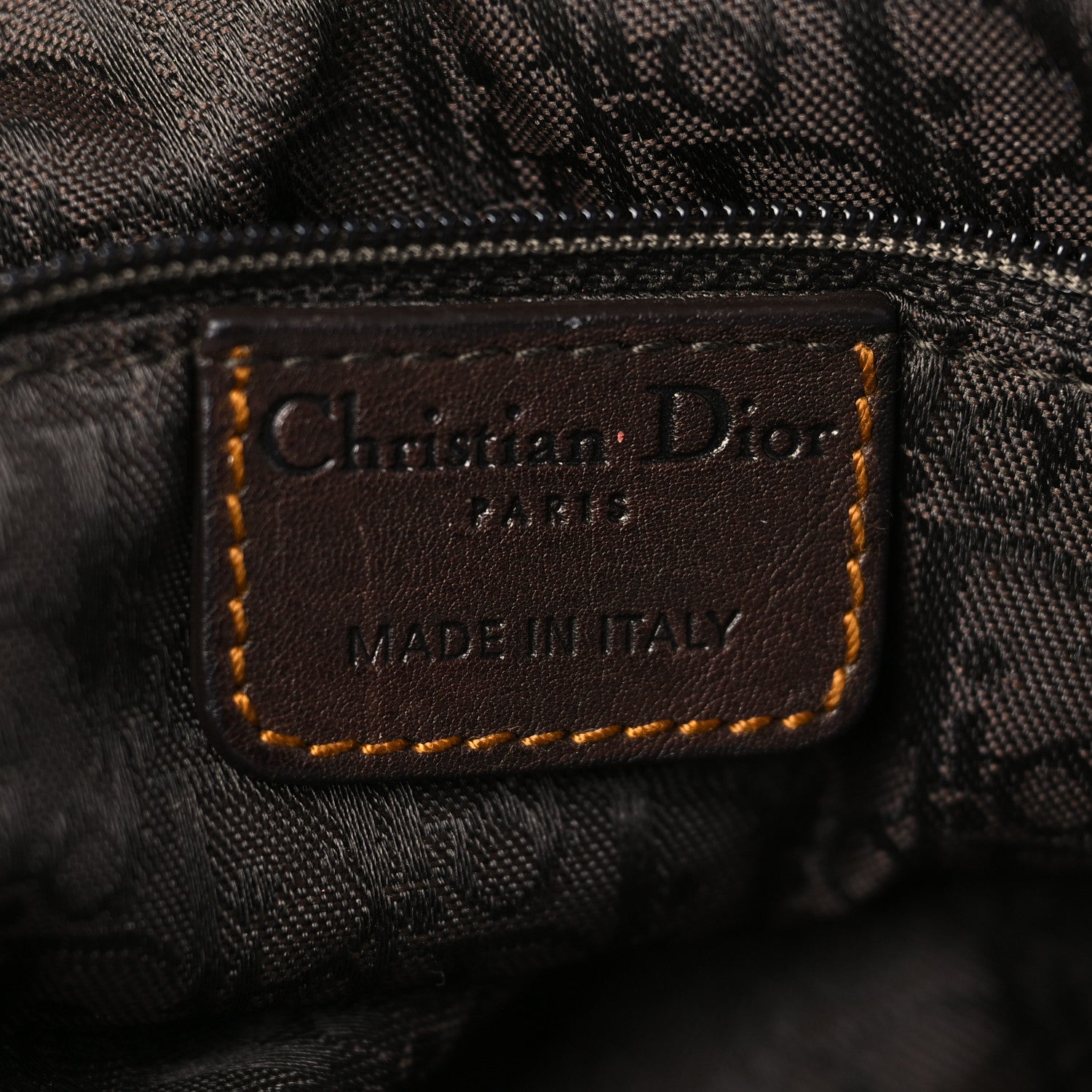 Christian Dior Calfskin Medium Gaucho Double Saddle Bag Brown 5 of 6