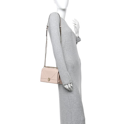 Christian Dior Grained Calfskin Small Diorama Flap Bag Nude 2 of 9