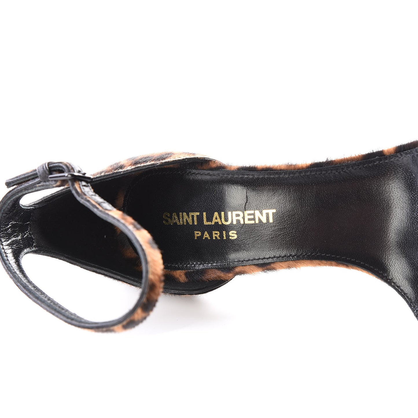 Calf Hair Leopard Opyum 110 Sandals 35 Brown