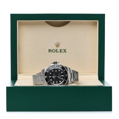 Rolex Stainless Steel 44mm Oyster Perpetual Date Sea-Dweller Deepsea Watch Black 126660 5 of 5