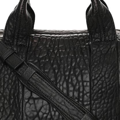 Alexander Wang Pebbled Lambskin Rocco Black Rose Gold Hardware 6 of 11