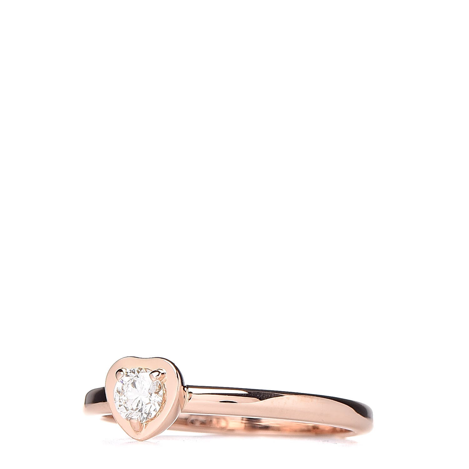 Cartier 18K Pink Gold Diamond D'Amour Heart Ring 50 5.25 3 of 6