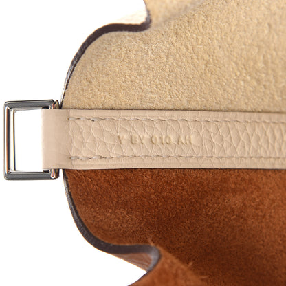 Hermes Taurillon Clemence Casaque Picotin 18 PM Gold Etoupe Nata 7 of 10