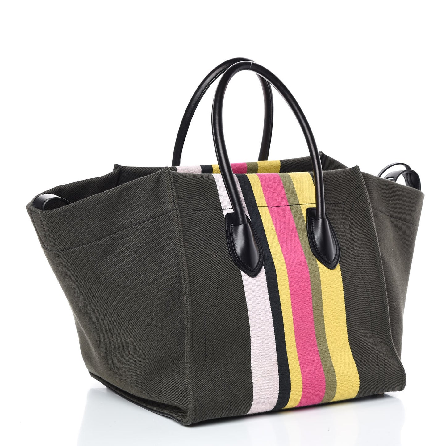 Canvas Striped Medium Phantom Luggage Multicolor