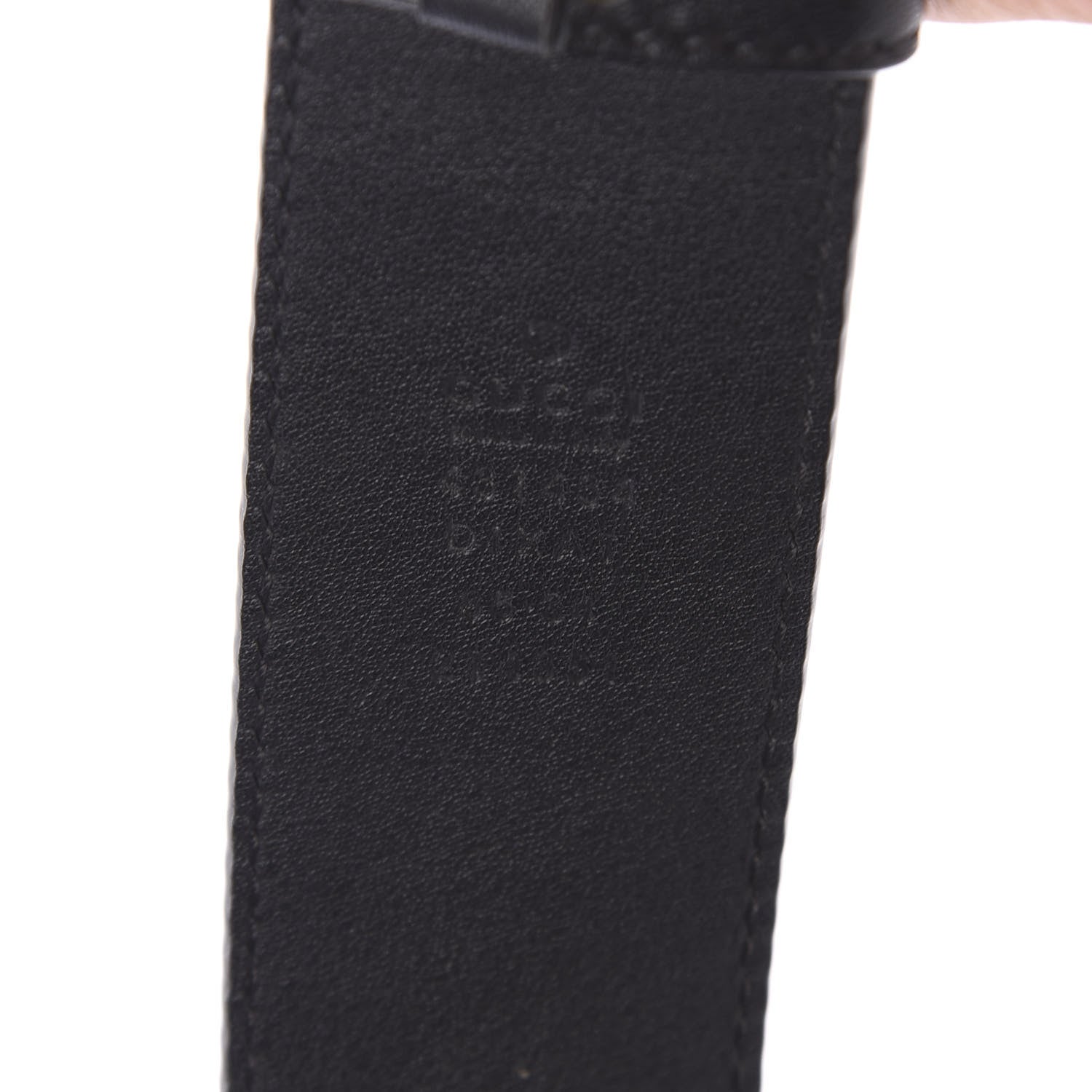 Gucci Calfskin Double G 40mm Belt 85 34 Black 5 of 6