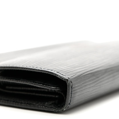 Louis Vuitton Epi Porte Tresor International Wallet Black 7 of 10