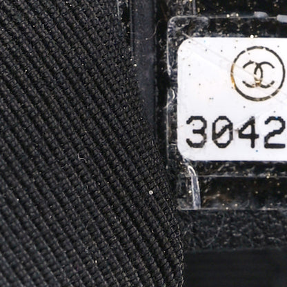 Chanel Calfskin Medium Boy Logo Top Handle Flap Black 7 of 11